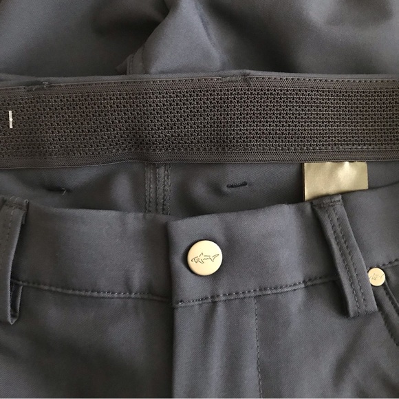 Greg Norman Navy Blue Solid Woven Pants, 32 - Picture 12 of 12